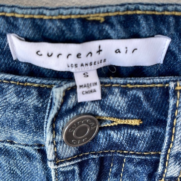 CURRENT AIR Los Angeles Distressed CroppedJeans w/Fringe Fray Details S - Picture 6 of 6